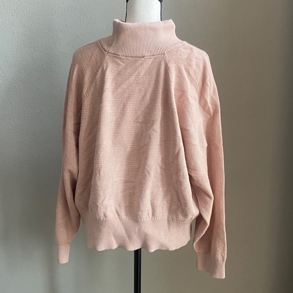 Varley Maceo Blush Cowl Neck Sweater - Large - Picture 6 of 10
